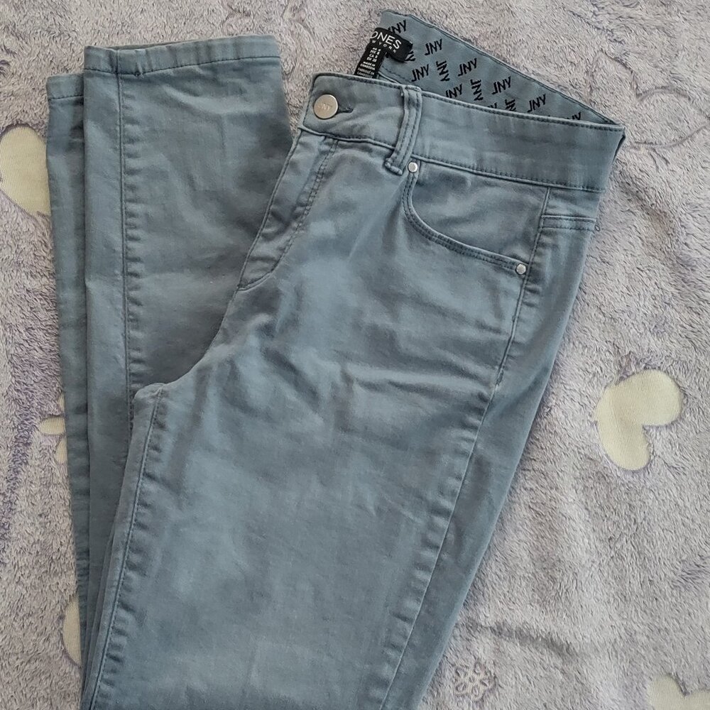Jones NY jeans, Dusty blue, Size 8